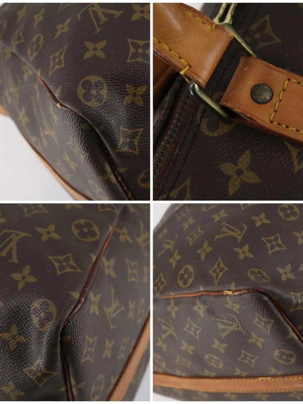 LOUIS VUITTON Monogram Keepall Bandouliere 50 Boston Bag M41416 LV Auth 149416 - Picture 7 of 16